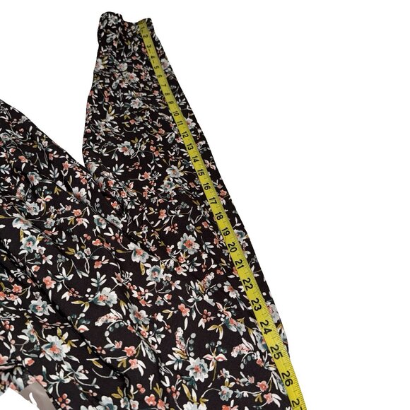 J.Jill Women's Midnite Floral Long Sleeve Cottage Core/Boho Dress Sz L NWT - Picture 10 of 13